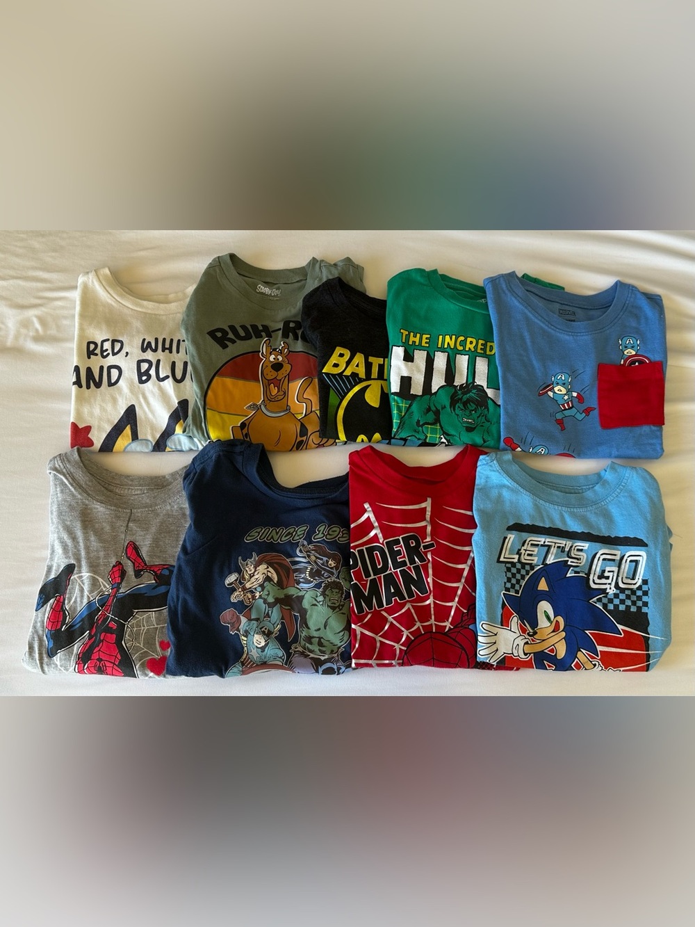 5T Boys Character Shirt Bundle